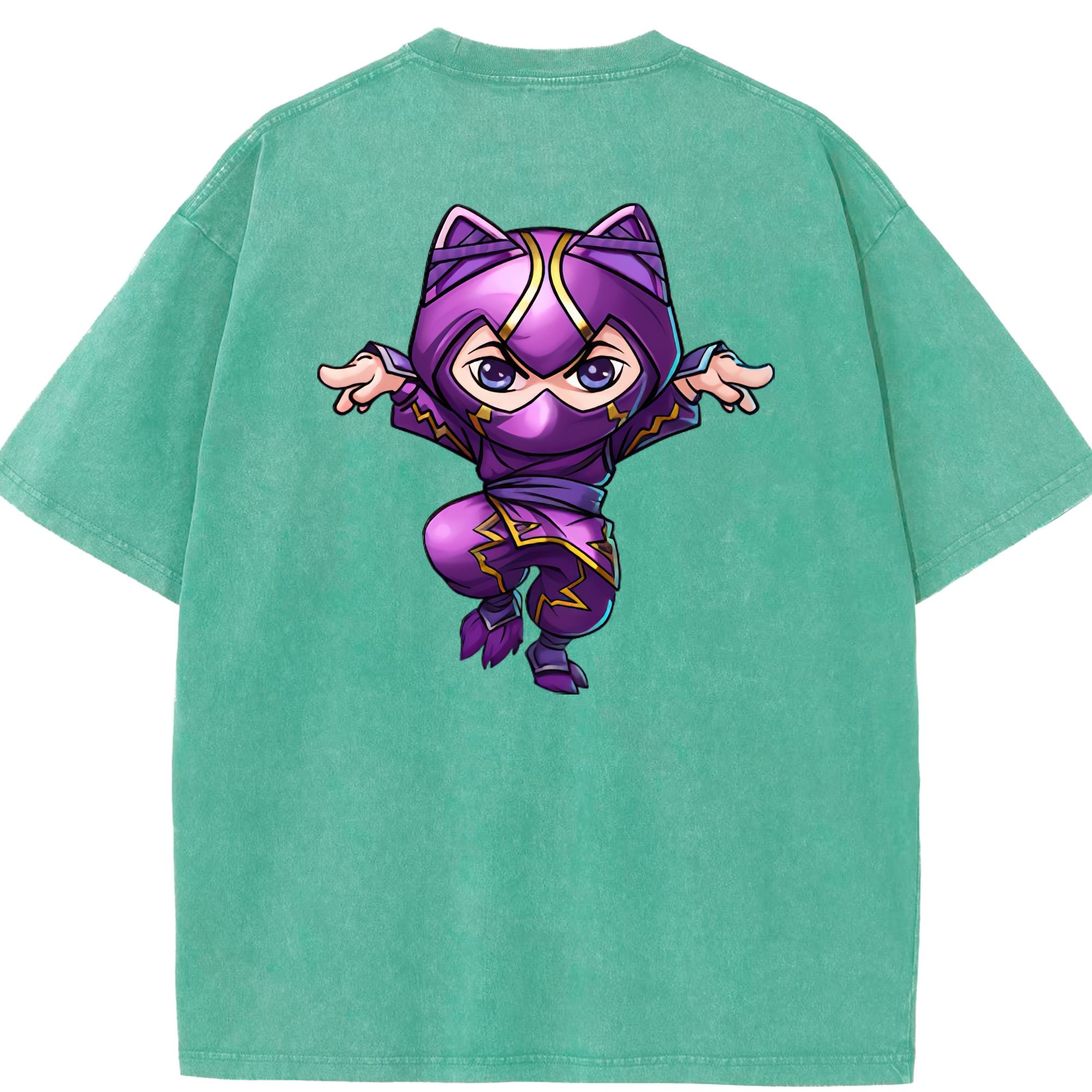 リーグ・オブ・レジェンド League of Legends LOL 綿100% ヴィンテージ風 半袖Tシャツ（背面プリント）